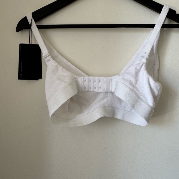 Knix White Ribbed Modal Bralette - Picture 8 of 8
